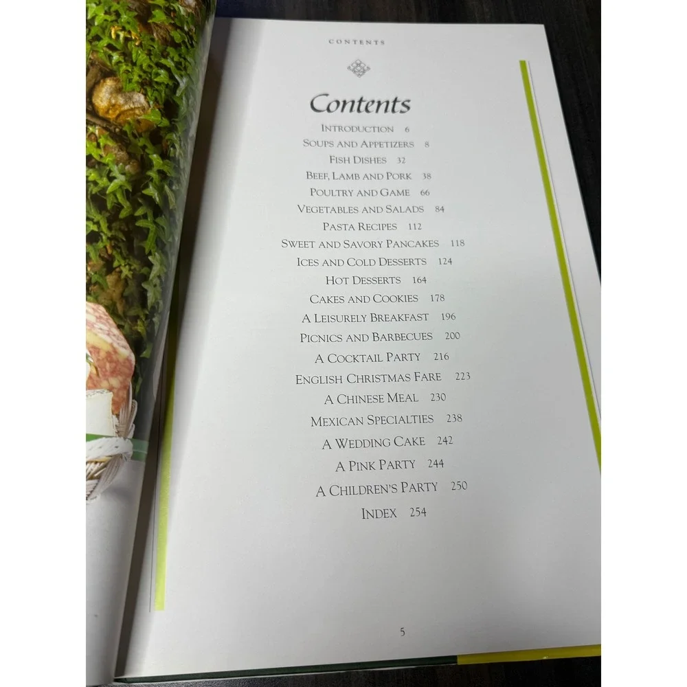 Elegant Food Cookbook‎ by Valerie Child with Delicious Recipes and Photos